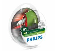 PHILIPS LongLife EcoVision H1 12V 55W 12258LLECOS2 P14,5s Bombilla del faro