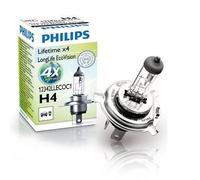 PHILIPS LONGLIFE ECOVISION H4 Bombilla 12V 60/55W P43T-38 12342LLECOC1