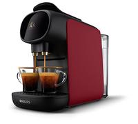 Philips l'Or Barista Sublime Cafetera de Cápsulas, Sunset Rubis, Reconocimiento de Cápsula Doble, 1 o 2 Tazas, Bandeja de Goteo Ajustable, LM9012/50