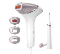 Philips Lumea serie 8000, dispositivo de depilación IPL, alternativa de depilación láser, tecnología SenseIQ, 4 accesorios para el cuerpo, lápiz recortador compacto satén, BRI949/00