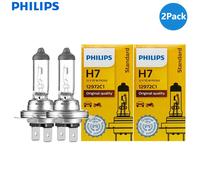 Philips-luz halógena Original para coche, lámparas estándar de haz Alto y Bajo, 2 piezas, H4, H7, H11, HB3, HB4 Vision, H1, H3, H8, H9, 9005, 9006, 3200K