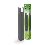 PHILIPS Luz LED Arbour ultra eficiente para exteriores [antracita - 1 x 3,8 W] 3000 K blanco. Para el hogar, jardín, patio, iluminación para ahorro de energía.