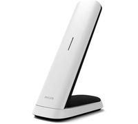 Philips M4701W/12 - Teléfono Fijo Inalámbrico DECT, Pantalla 4'6 cm, Pantalla LCD, Retroiluminación, Agenda 50 Números, Manos Libres, Teclas Programables, HQ-Sound - Blanco (Compatible: ES, por)