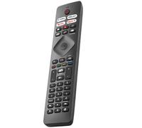 Philips - Mando a distancia de repuesto para TV con botones de video Ambilight, Netf-lix, YouTu-be y Pri-me, controlador universal de Smart TV para televisores Philips 4K UHD LED y OLED