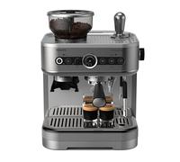 PHILIPS Máquina de café expreso, semiautomática PSA3228/01, amoladora integrada, contenedor doble, diseño moderno con cubierta de metal con revestimiento antihuellas, gris