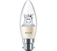 Philips MASTER LED Bombilla de vela, 6 W (reemplazo de 40 W), intensidad regulable, casquillo de bayoneta B22, New Single, B22