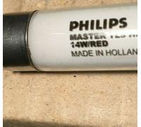 PHILIPS MASTER Tubo TL5 14W Luz Roja G5 Rote Leuchtstofflampe