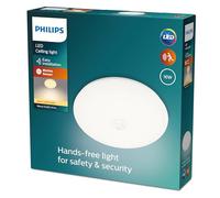 Philips MAUVE PIR CL252 Plafón Funcional, Blanco