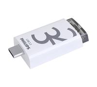 Philips Click Edition USB-C Stick USB 3.2 Gen 1 USB Flash Drive 64 GB para PC, portátil, Smartphone, Tableta con Puerto USB-C, Velocidad de Lectura de hasta 120 MB/s, 16 GB