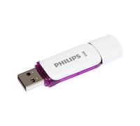 Philips Usb 2.0 64gb Snow One Size White / Purple