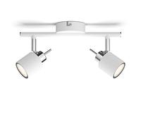 Philips Foco de superficie Meranti GU10 2x Blanco