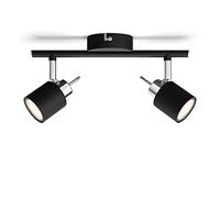 Philips Meranti Foco de superficie GU10 Negro 2x