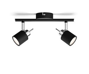 Philips Meranti Foco de superficie GU10 Negro 2x