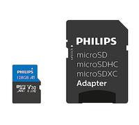 Philips Micro SDXC Card 128GB Class 10, Adaptador UHS-I U3, 4K