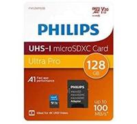 Philips Micro SDXC Card 128GB Class 10, Adaptador UHS-I U3, 4K