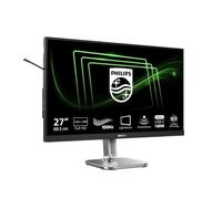 PHILIPS Monitor 27B2G5500 de 27 Pulgadas WQHD, 100 Hz, Panel IPS, 4 ms GtG, sincronización adaptativa, Ajuste de Altura, Altavoces (2560 x 1440 HDMI 2x2.0, DP 1.4, USB HUB), Gris Oscuro