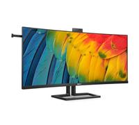 Philips 40B1U6903CH monitor curvo UHD de 40 pulgadas de ancho, cámara Web de 5 MP, ajustable en altura, altavoces (5120x2160, 75 Hz, HDMI, DisplayPort (entrada/salida), Thun