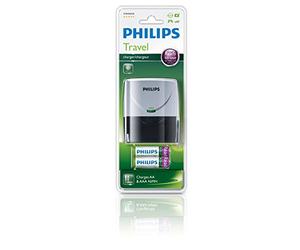 Philips MultiLife - Cargador (100-240 V, 50/60 Hz, Níquel-Metal hidruro (NiMH), 2 h, 2100 mAh, 100 mm)