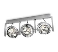 Philips My Living Fast - Foco icónico, 3 x 60 W, 220 V, color gris