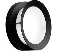 Philips MyGarde Actea - Aplique LED, iluminación exterior, bombilla incluida, 12 W, luz blanca cálida, aluminio, color negro, diseñado para jardines y patios