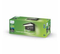 Philips myGarden Aplique 1648493P3 - Lámpara de pared con sensor de movimiento, IP44, para jardín y patio, nivel de protección I, 4000 Kelvin