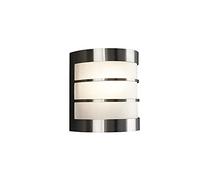 Philips Mygarden, aplique de pared exterior CALGARY, requiere una bombilla E27 de 60 W, acero inoxidable