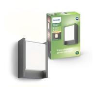 Philips myGarden Arbour - Aplique, iluminación exterior, LED, 6 W, aluminio, luz blanca cálida, IP44, color antracita