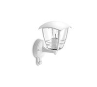 Philips myGarden Cr plique de pared con sensor de movimiento, iluminación exterior, 60 W, 220 V, casquillo E27, color blanco