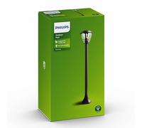 Philips myGarden Creek - Farol, iluminación exterior, 1 bombilla de 60 W, color negro