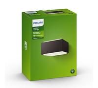 Philips myGarden Hedgehog Aplique exterior, resistente a la intemperie, en aluminio, color antracita, IP44