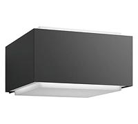 Philips myGarden Hedgehog Aplique exterior, resistente a la intemperie, en aluminio, color antracita, IP44, 18.2 x 16 x 9.1 cm