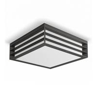 Philips Lighting myGarden MoonshinE Aplique y/o plafón, iluminación exterior, resistente a la humedad y la intemperie, IP44, casquillo E27, antracita