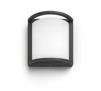 Philips myGarden Samondra - Farol de pared LED (antracita, 4000 K, luz blanca fría, para jardín y patio)