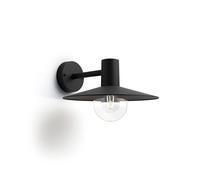 Philips myGarden Skua - Aplique de exterior, casquillo E27, 42 W, aluminio, color negro, diseñado para jardines y patios