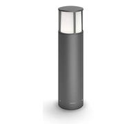 Philips myGarden Stock - Poste, iluminación exterior, aluminio, luz blanca cálida, 10,4 x 10,4 x 40 mm, 11,1 x 11,1 x 42,1 mm, color antracita