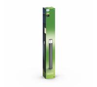 Philips myGarden Stock - Poste, iluminación exterior, aluminio, luz blanca cálida, 10,4 x 10,4 x 77 mm, 11,1 x 11,1 x 79,1 mm, color antracita