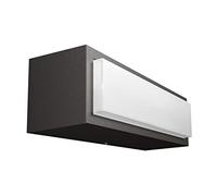 Philips MyGarden Stratosphere 1735493P3 - Aplique LED, iluminación exterior, LED integrado, 4.5W, luz blanca fría, aluminio, diseñado para jardines y patios, color antracita