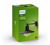 Philips - Topiary wall lantern black 1x60W 230V