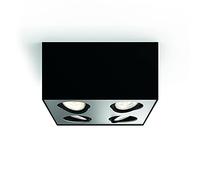 Philips myLiving 4 Focos LED, 2000 lm, iluminación interior, 4.5 W, negro