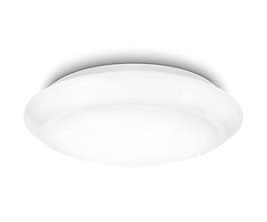 Philips MyLiving Cinnabar plafón LED, luz blanca cálida 2700K, 6W, blanco