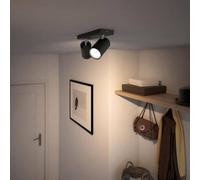 Philips myLiving Kosipo foco GU10 negro 2 luces
