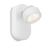 Philips myLiving Rimus - Foco de pared, LED, 1 luz, luz blanca cálida, IP 20, color blanco