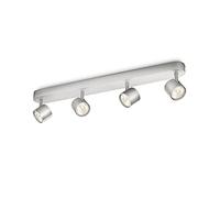 Philips Lighting Star Iluminacion, 3 W, Gris, 4 puntos de luz aluminio