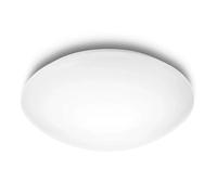 Philips myLiving Suede - Plafón LED, color blanco