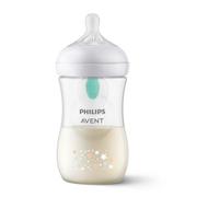 Philips AVENT Natural Response SCY673/82 Biberón AirFree 260ml, deco estrellas, tetina T3