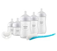 Philips Natural Response - Pack 5 biberones, chupete, cepillo - SCD838/12