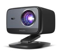Philips, Neopix 450 Smart, Proyector de cine en casa, Full HD 1920 x 1080p, 500 lúmenes, Google TV, fuente de luz LED, modo espejo, Wi-FI 6, sonido estéreo de 2 x 5 vatios, negro