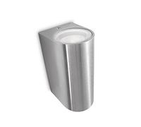 PHILIPS Nightingale Aplique de Pared Exterior, IP44 Resistente a la Intemperie, Duradero, Aluminio, Bombilla E27 Se Vende Por Separado