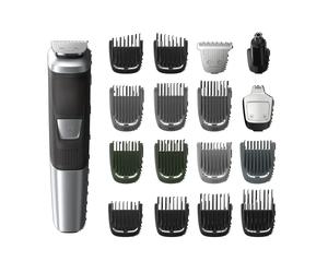 Philips Norelco Multi Groomer MG5750/49-18 piezas, recortadora y cortadora de pelo para barba, cuerpo, cara, nariz y orejas