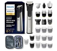 Philips Norelco Multigroom Serie 9000, recortadora todo en uno, recortadora de barba y cortadora de pelo, kit de aseo para hombre de 25 piezas/27 longitudes para barba, cara, nariz, orejas y cuerpo